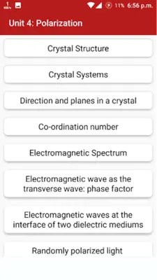 Engineering Physics - I android App screenshot 0